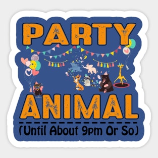 Party Animal Sticker